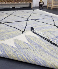 Mauve and Yellow Rug