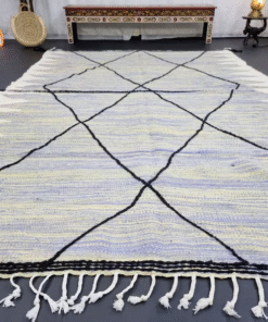 Mauve and Yellow Rug