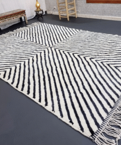 White and Black Rug