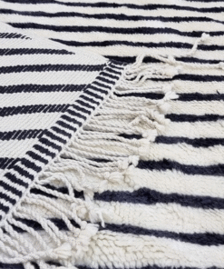 White and Black Rug