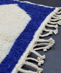 Blue and White Rug