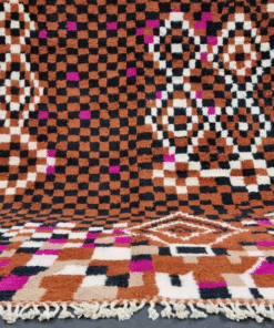 Unique Brown and black Rug