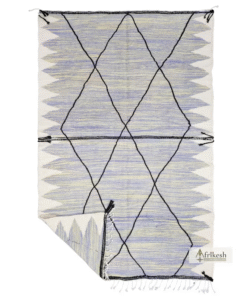 Mauve and Yellow Rug