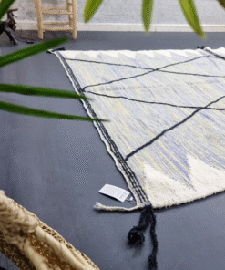 Mauve and Yellow Rug