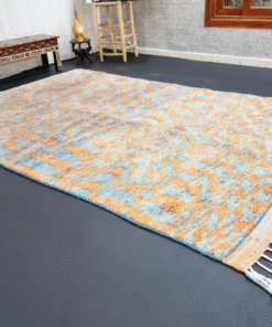 Blue and Orange Rug