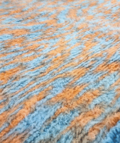 Blue and Orange Rug