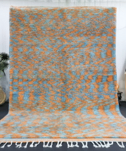 Blue and Orange Rug