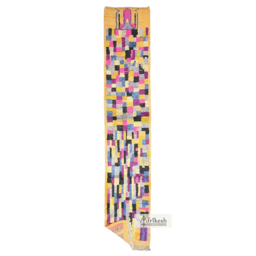 Fuchsia and Mustard Runner