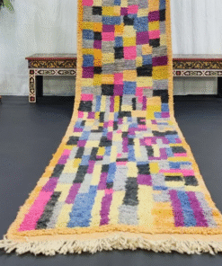 Fuchsia and Mustard Runner