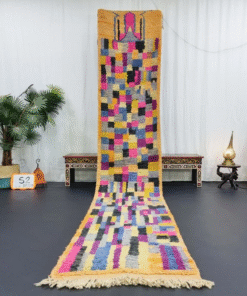 Fuchsia and Mustard Runner