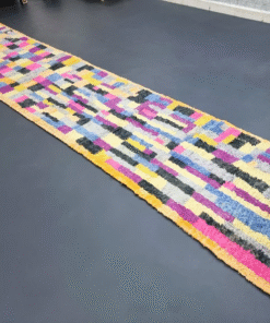 Fuchsia and Mustard Runner