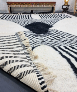 White and Black Rug