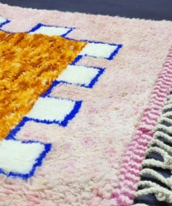 Pink and Yellow Rug