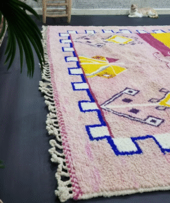 Pink and Yellow Rug