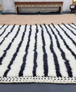 Unique Brown and Black Rug