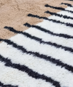 Unique Brown and Black Rug