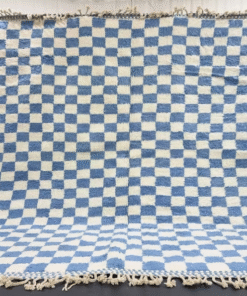 White and Blue Rug