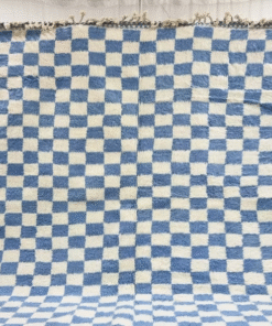 White and Blue Rug