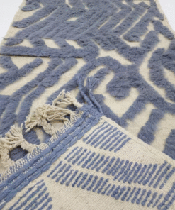 Handwoven Blue Runner