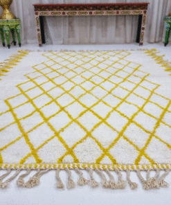 White and Yellow Rug