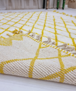 White and Yellow Rug