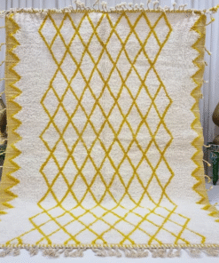 White and Yellow Rug