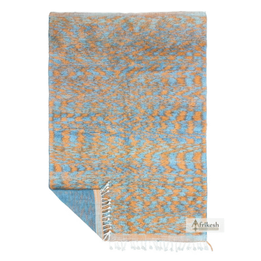 Blue and Orange Rug