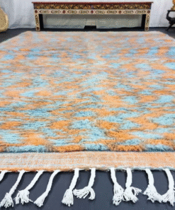 Blue and Orange Rug