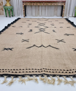 Brown and Black Rug