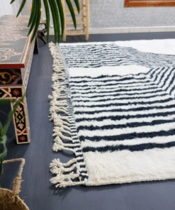 White and Black Rug