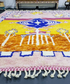 Pink and Yellow Rug