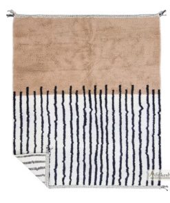 Unique Brown and Black Rug