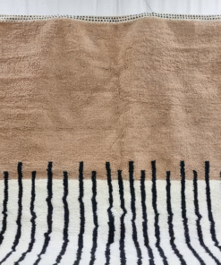 Unique Brown and Black Rug