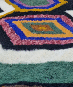 Purple and white Rug