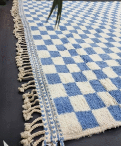 White and Blue Rug