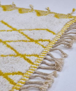 White and Yellow Rug