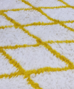 White and Yellow Rug