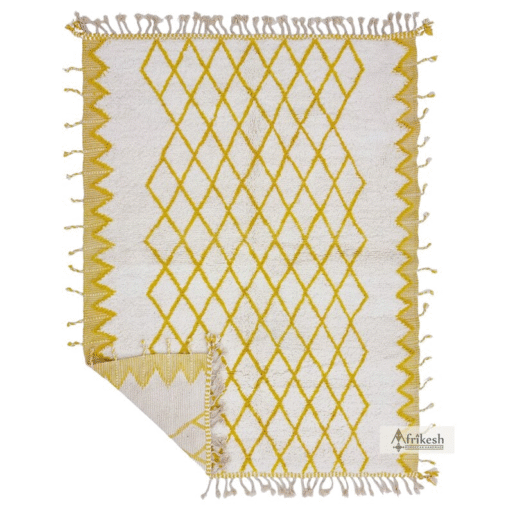 White and Yellow Rug