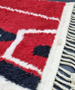 Red and White Rug