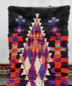 Black And Red Vintage Rug