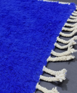 SOLID BLUE CARPET