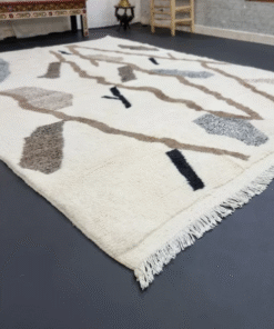 Cream and Brown Rug