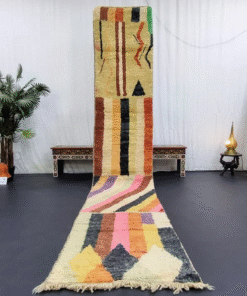 Light Yellow and Pink Runner