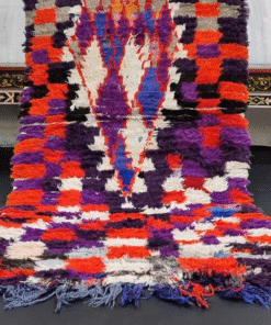 Black And Red Vintage Rug