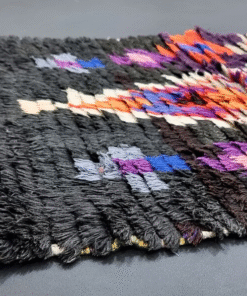 Black And Red Vintage Rug