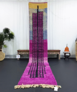 Purple and Black Runner