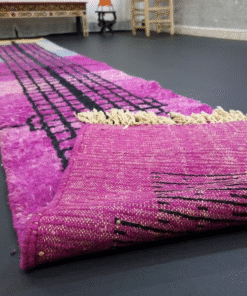 Purple and Black Runner