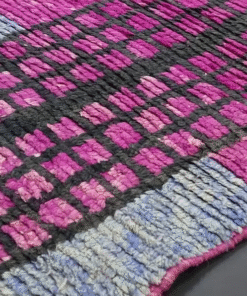 Purple and Black Runner