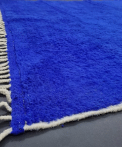 SOLID BLUE CARPET