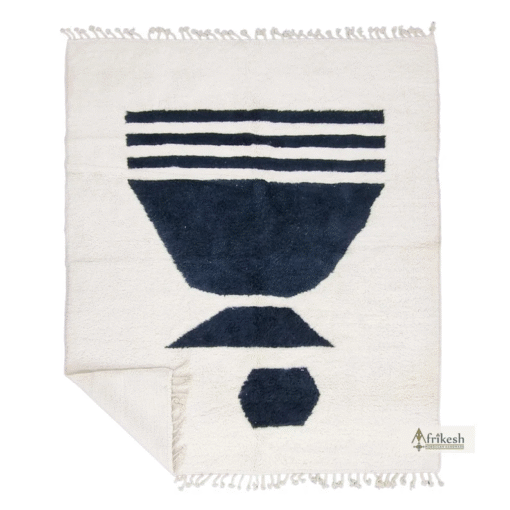White and Black Rug